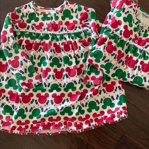 Hanna Andersson Disney Christmas nightgown! size 4